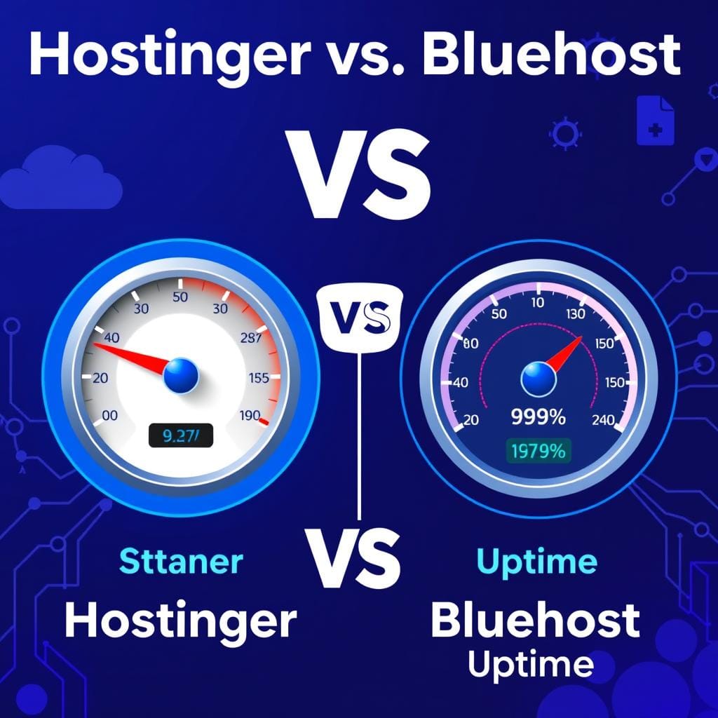 hostinger vs bluehost speed