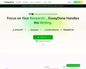 Read more about the article EssayDone AI Reviews 2026: Is EssayDone.ai the Best Essay Writing Assistant?